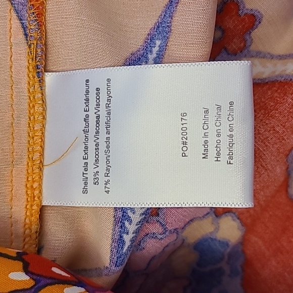 Mod Cloth Multicolored Floral Maxi Dress Kaftan Swimsuit Coverup Size XL - Picture 11 of 12